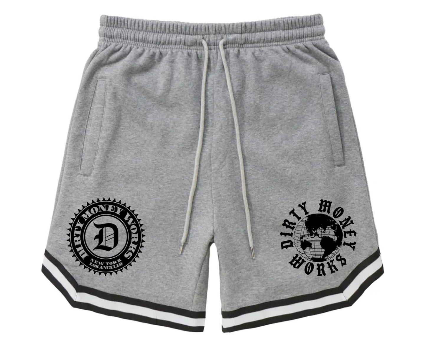 Gray DM Shorts
