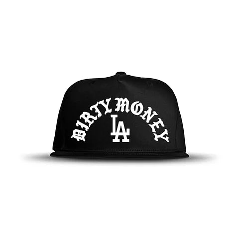 Dirty Money LA Black Snap Back